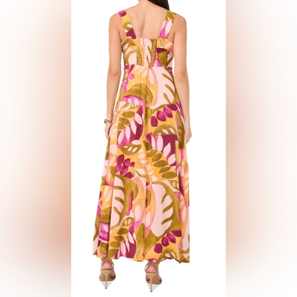 Vince Camuto Vibrant Abstract Maxi Dress - Picture 3 of 4